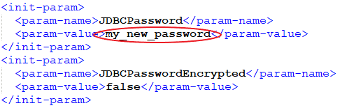 Plain text password